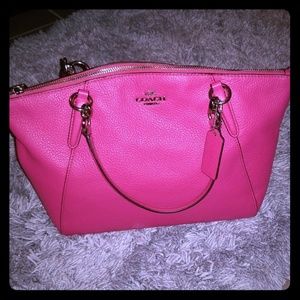 Pink Coach small purse Kelsey Satchel